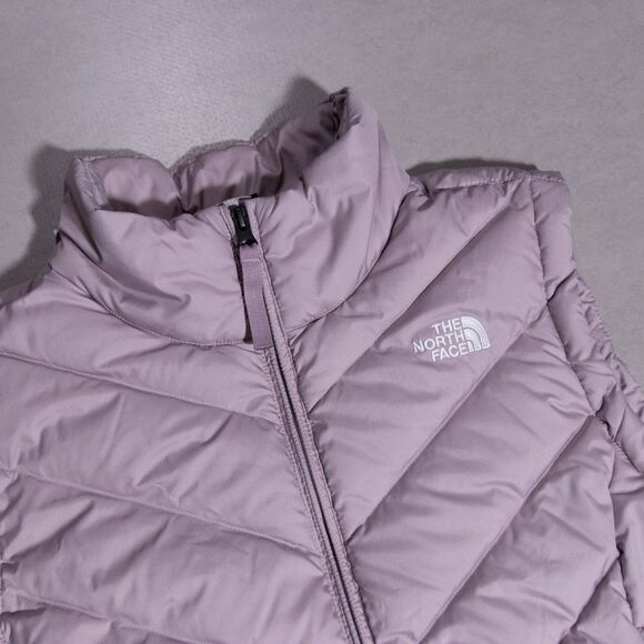 The North Face Alpz 2.0 Full Zip 550 Down Quilted Lilac Puffer Vest Women's XL - Picture 2 of 8